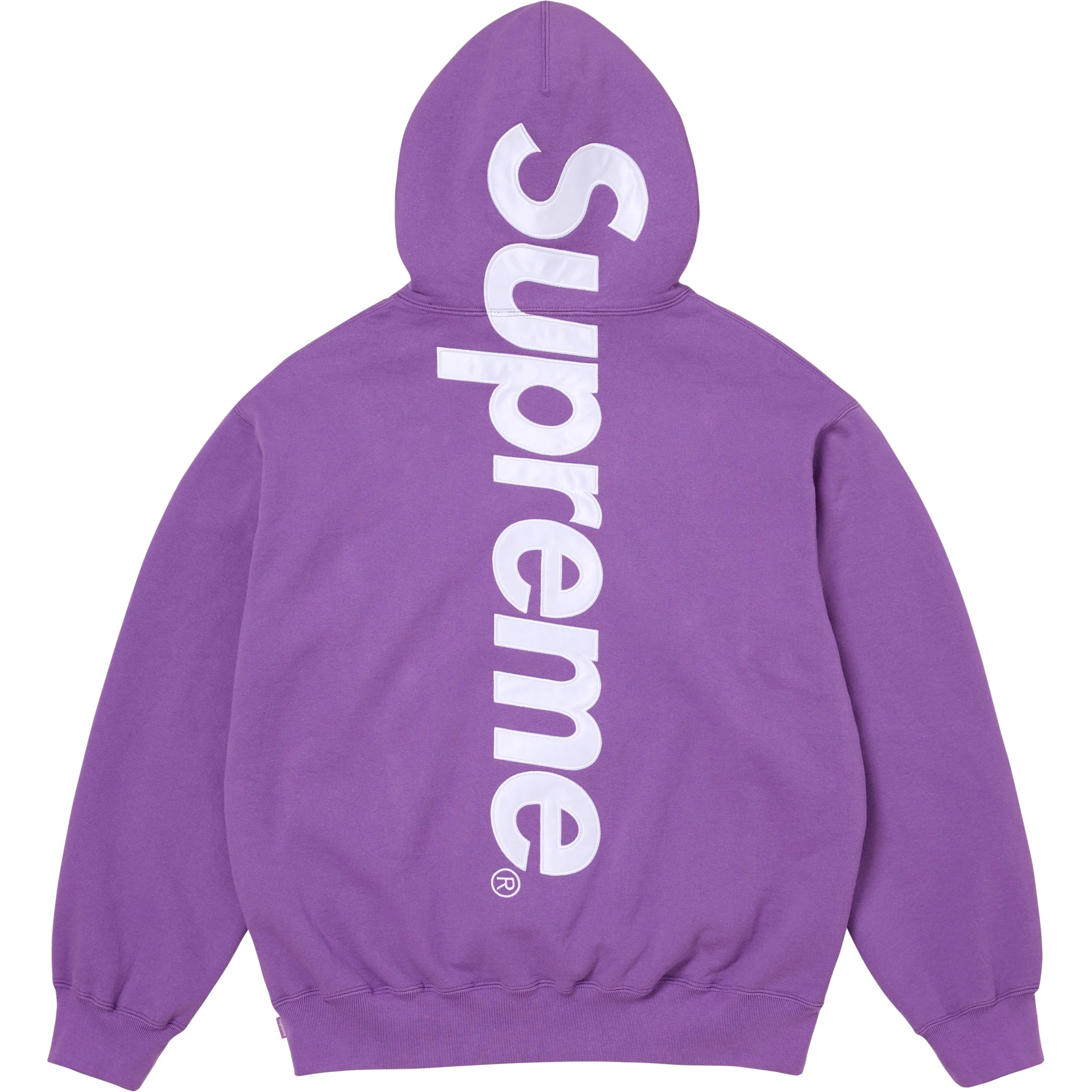 Satin Appliqué Hooded Sweatshirt view 16